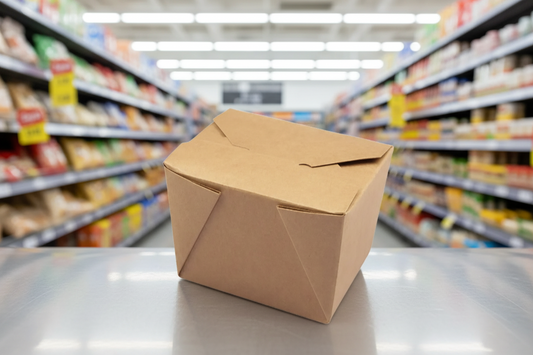 No.2 Kraft Bio Box Container (49Oz) (1X50`S)