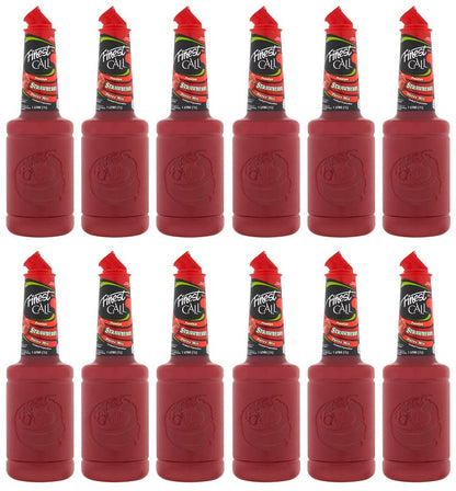 12 x Finest Call Premium Strawberry Puree Mix 1 Litre