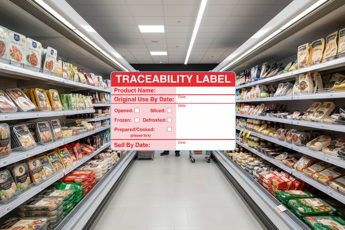 Traceability Label 1000 Roll X 10