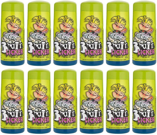 12 x Brain Licker Raspberry Candy Drink 60Ml