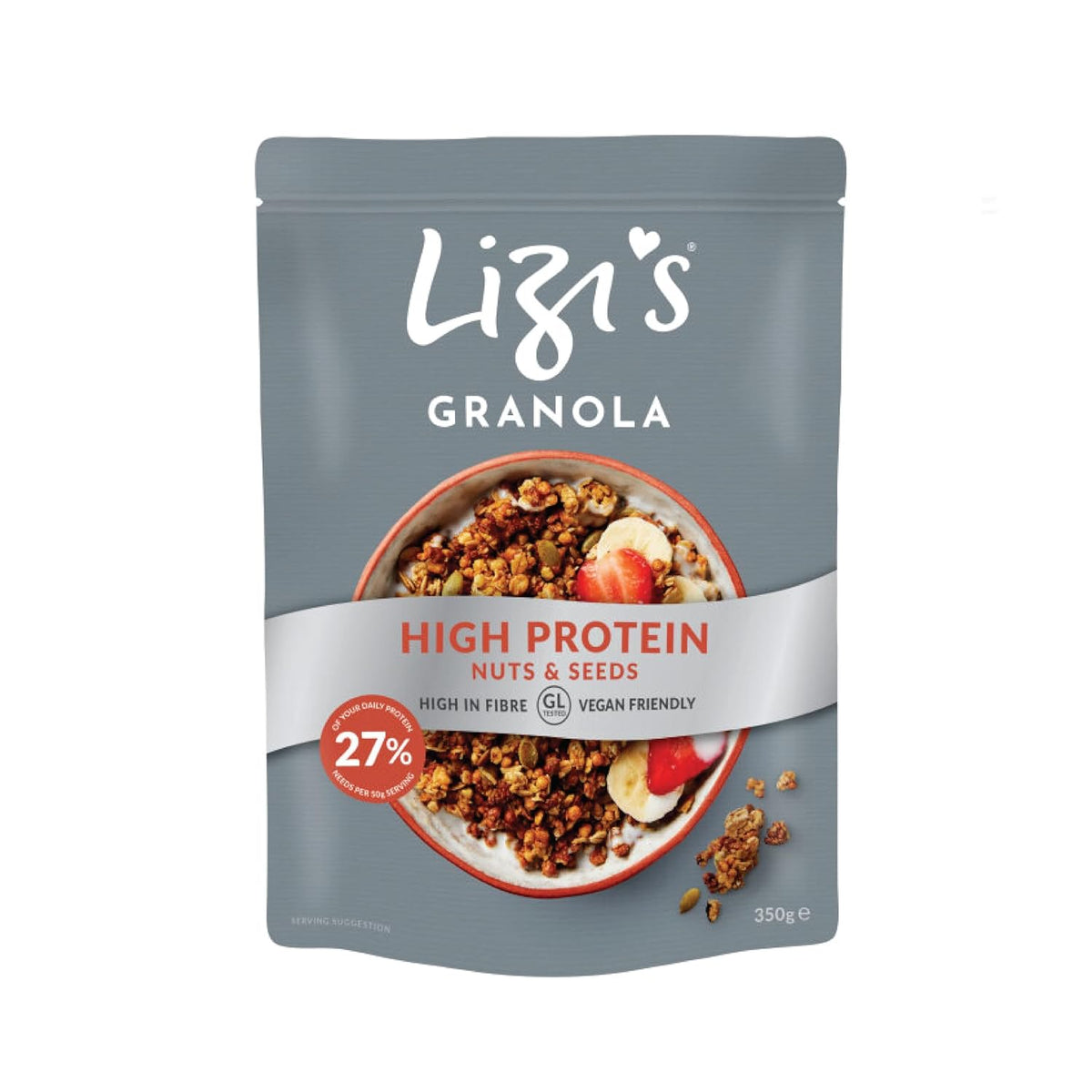 Lizi's High Protein Nuts and Seeds Granola - 350g