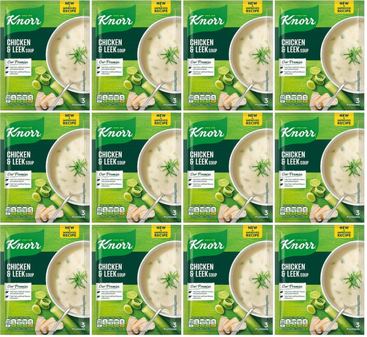 12 x Knorr Chicken & Leek Soup 50G