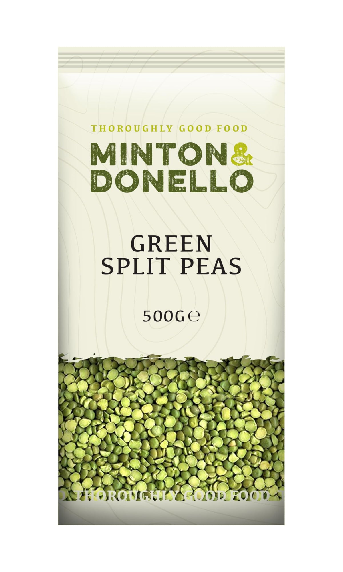 6 x Minton & Donello Organic Green Split Peas - 500g
