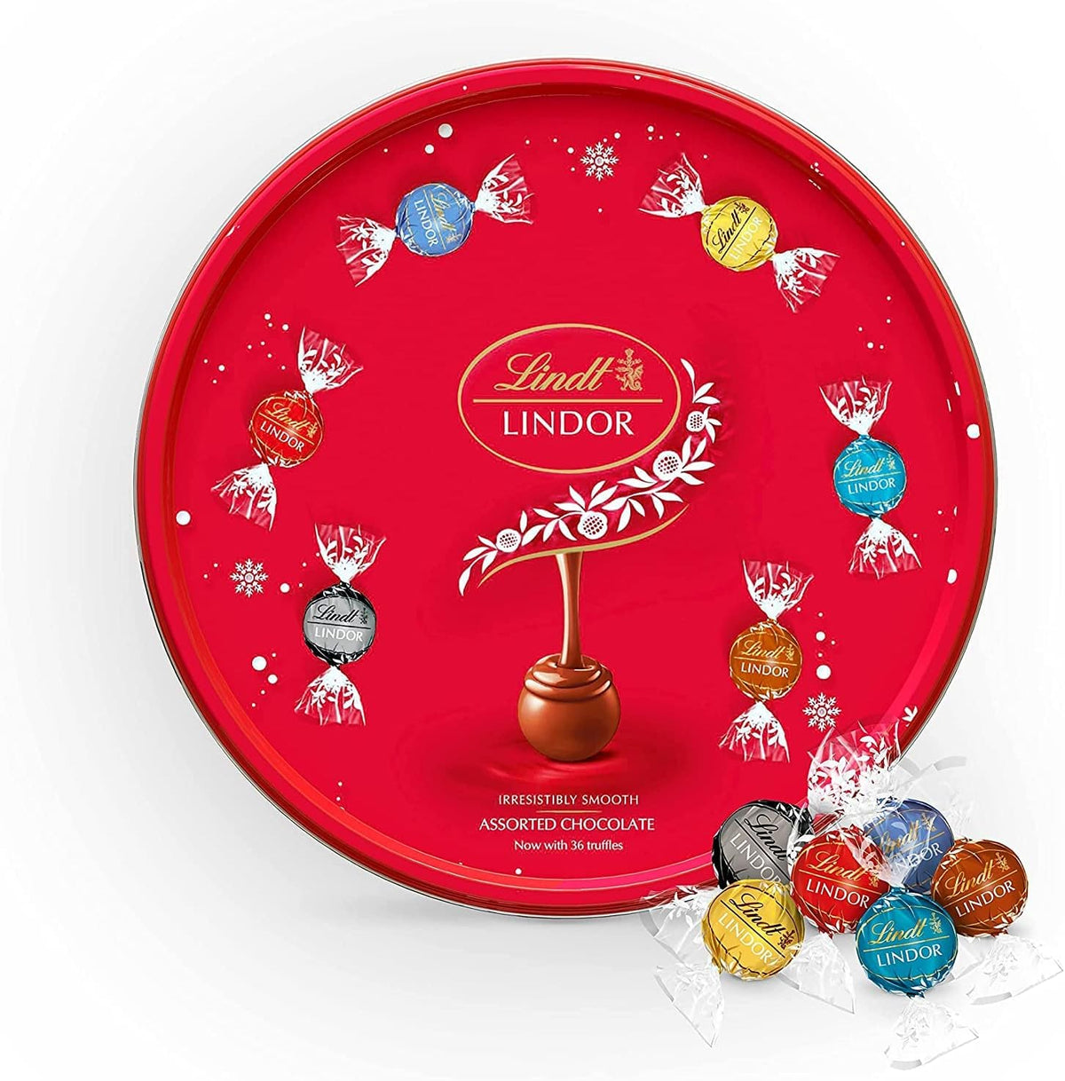 8 X Lindt Lindor Assorted Truffles Sharing Tin 450GM