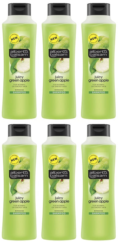 6 x Alberto Balsam Shampoo Green Apple - 350ML