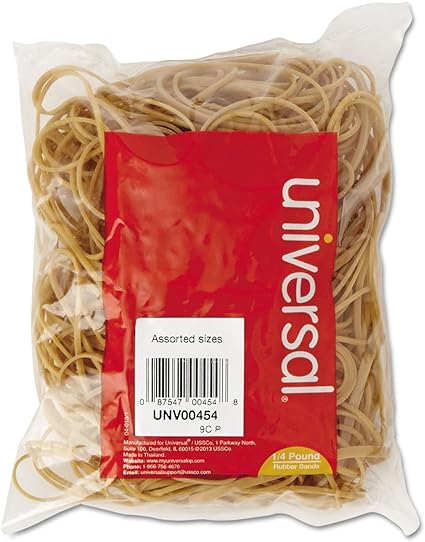 Rubber Bands Box  1/4Lb