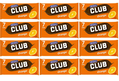 12 x Mcvities Club Orange 7pk - 154GM