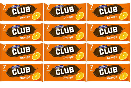 12 x Mcvities Club Orange 7pk - 154GM