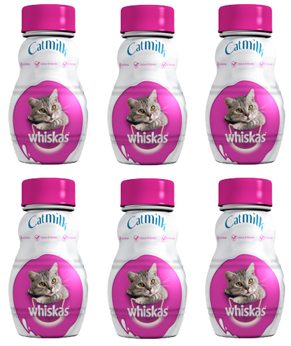 6 x Whiskas Cat Milk 200Ml