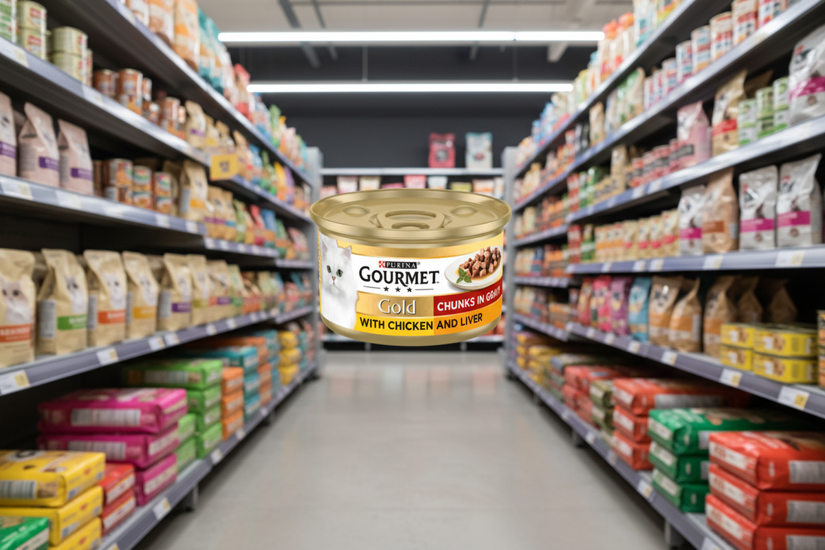 12 x Purina Gourmet Gold Chicken & Liver In Gravy 85Gm