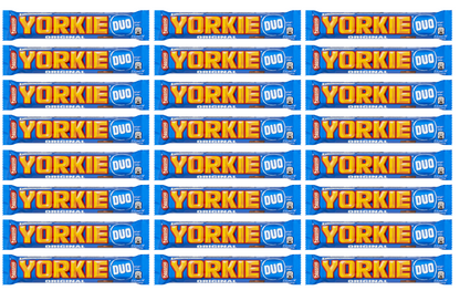 24 x Yorkie Milk Chocolate Duo Bar 72G