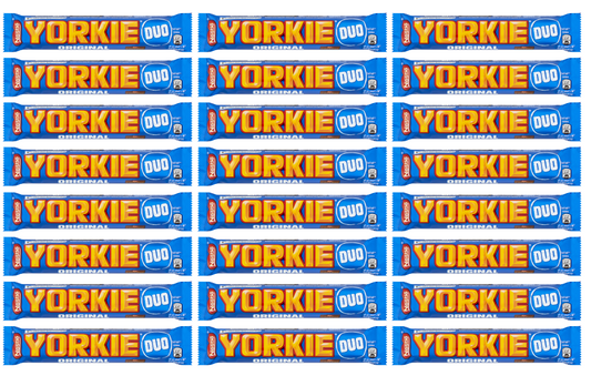 24 x Yorkie Milk Chocolate Duo Bar 72G