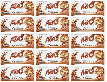 15 x Nestle Aero Milk Chocolate Block 90Gm