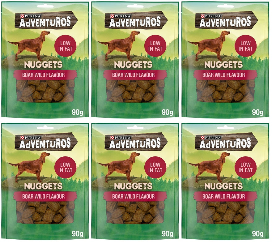 6 x Adventuros Nuggets Boar Wild - 90GM