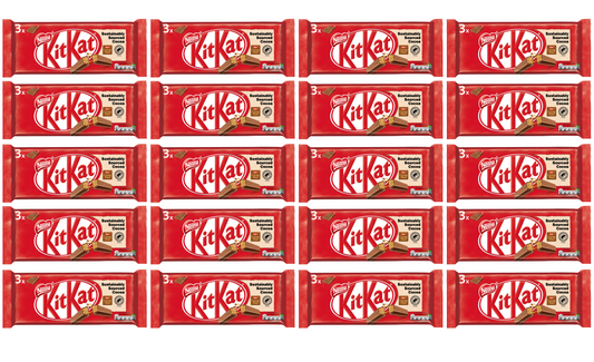 20 x Kitkat 4 Finger 3Pk 3X41.5Gm