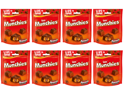 8 x Munchies Pouch Bag 104Gm