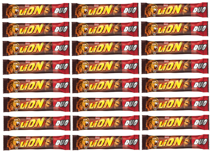 28 x Lion Milk Chocolate Duo Bar 60G