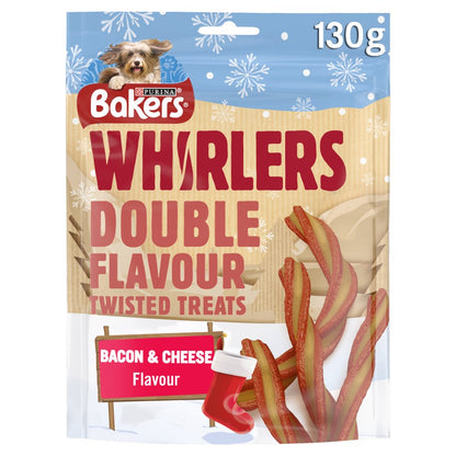 6 x Bakers Whirlers Bacon & Cheese  - 130GM