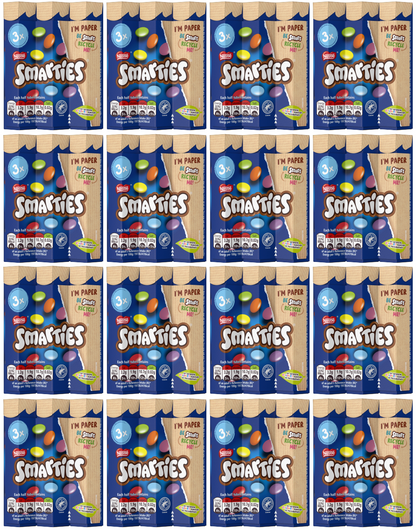 16 x Nestle Smarties 3Pk 3X34Gm