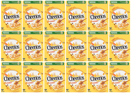 18 x Nestle Honey Cheerios - 370Gm