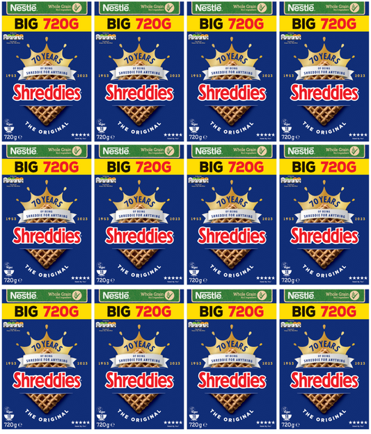 12 x Nestle Shreddies 720G - 720G