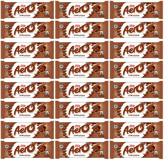 24 x Nestle Aero Bubbly Bar Milk 36Gm