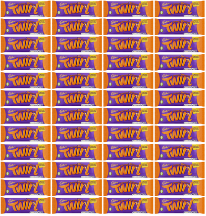 48 x Cadbury Twirl Orange 43Gm