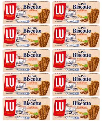 10 X Lu Le Petite Biscotte Cinnamon Biscuits 200GM