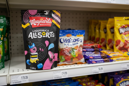 6 x Maynards Bassetts Liquorice Allsorts Sweets Carton - 350GM