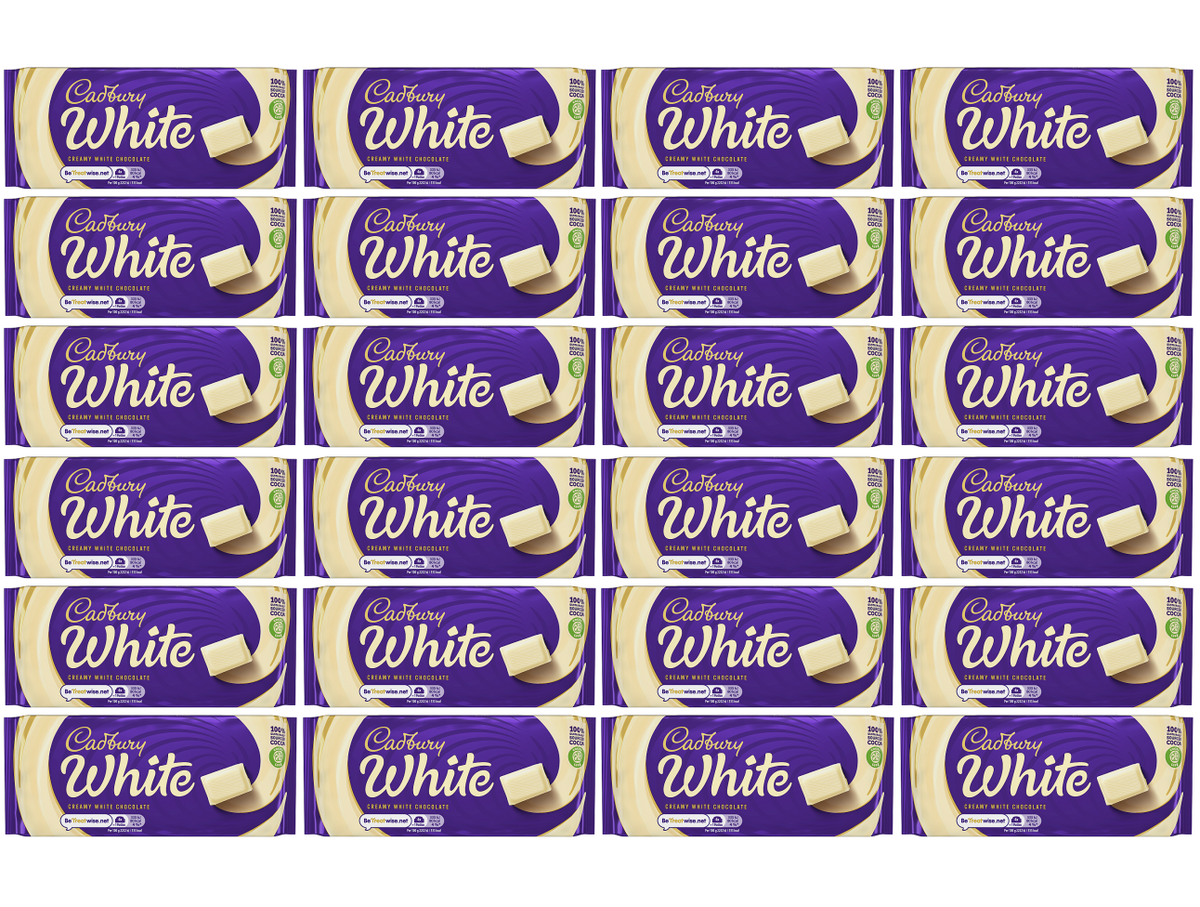 24 x Cadbury White Large Bar 90Gm