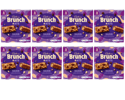 8 X Cadbury Brunch Raisin 4 Pack 160G
