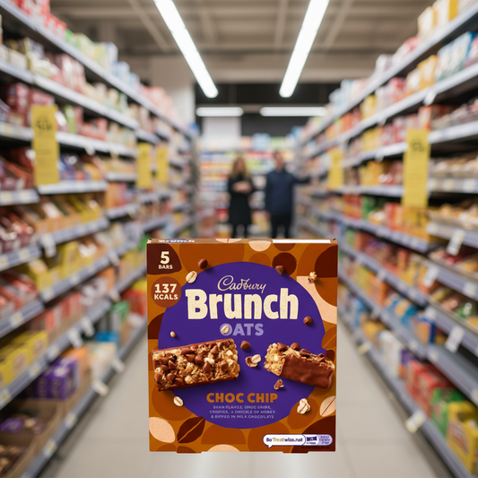 8 X Cadbury Brunch Choc Chip 4 Pack 160G