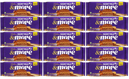 15 x Cadbury Dairy Milk & More Nutty Praline - 180GM
