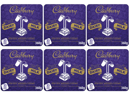 6 x Cadbury Mixed Chunks Tin - 360GM