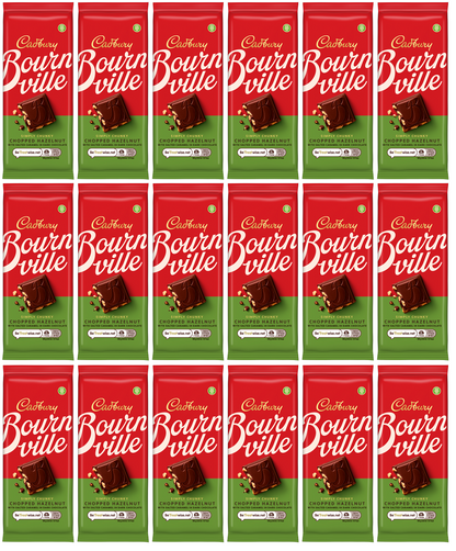 18 x Bournville Caramel Hazelnut - 100G