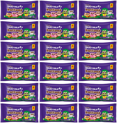 18 x Cadbury Dairy Milk Buttons 4pk - 57.6GM