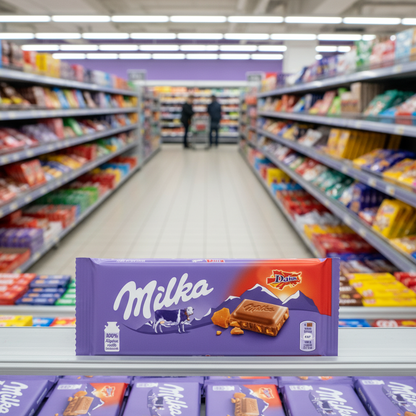 22 x Milka With Daim Large Chocolate Bar 100Gm