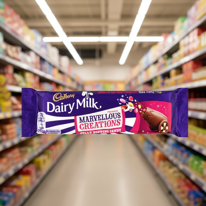 24 x Cadbury Marvellous Creations Jelly Pop Candy 47Gm