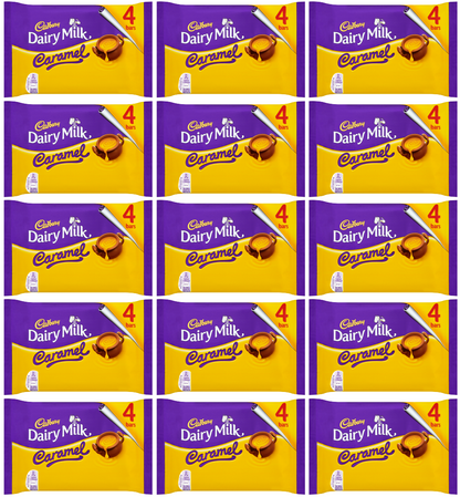 15 x Cadbury Caramel 4Pk 148Gm