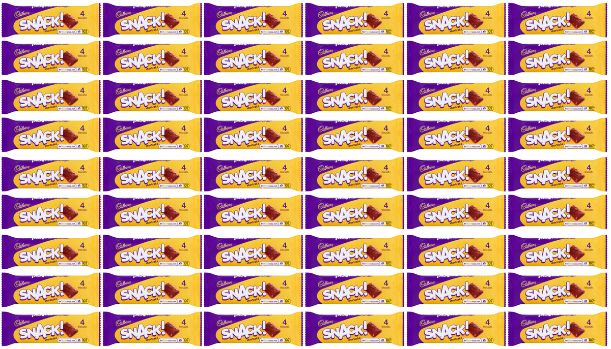 36 x Cadbury Snack Shortcake (Yellow) 40Gm