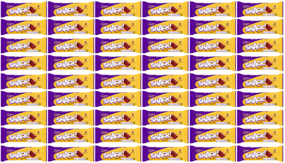 36 x Cadbury Snack Shortcake (Yellow) 40Gm