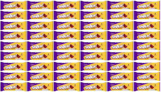 36 x Cadbury Snack Shortcake (Yellow) 40Gm