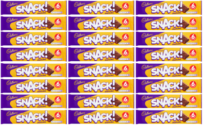 24 x Cadbury Snack Shortcake 6Pk 120Gm