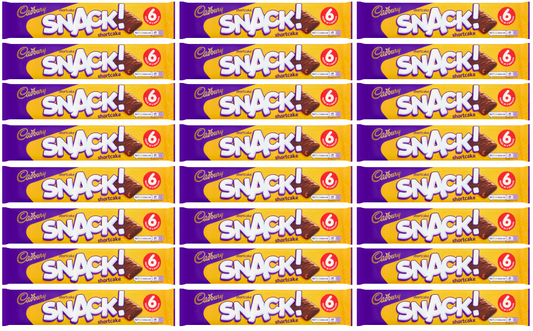 24 x Cadbury Snack Shortcake 6Pk 120Gm