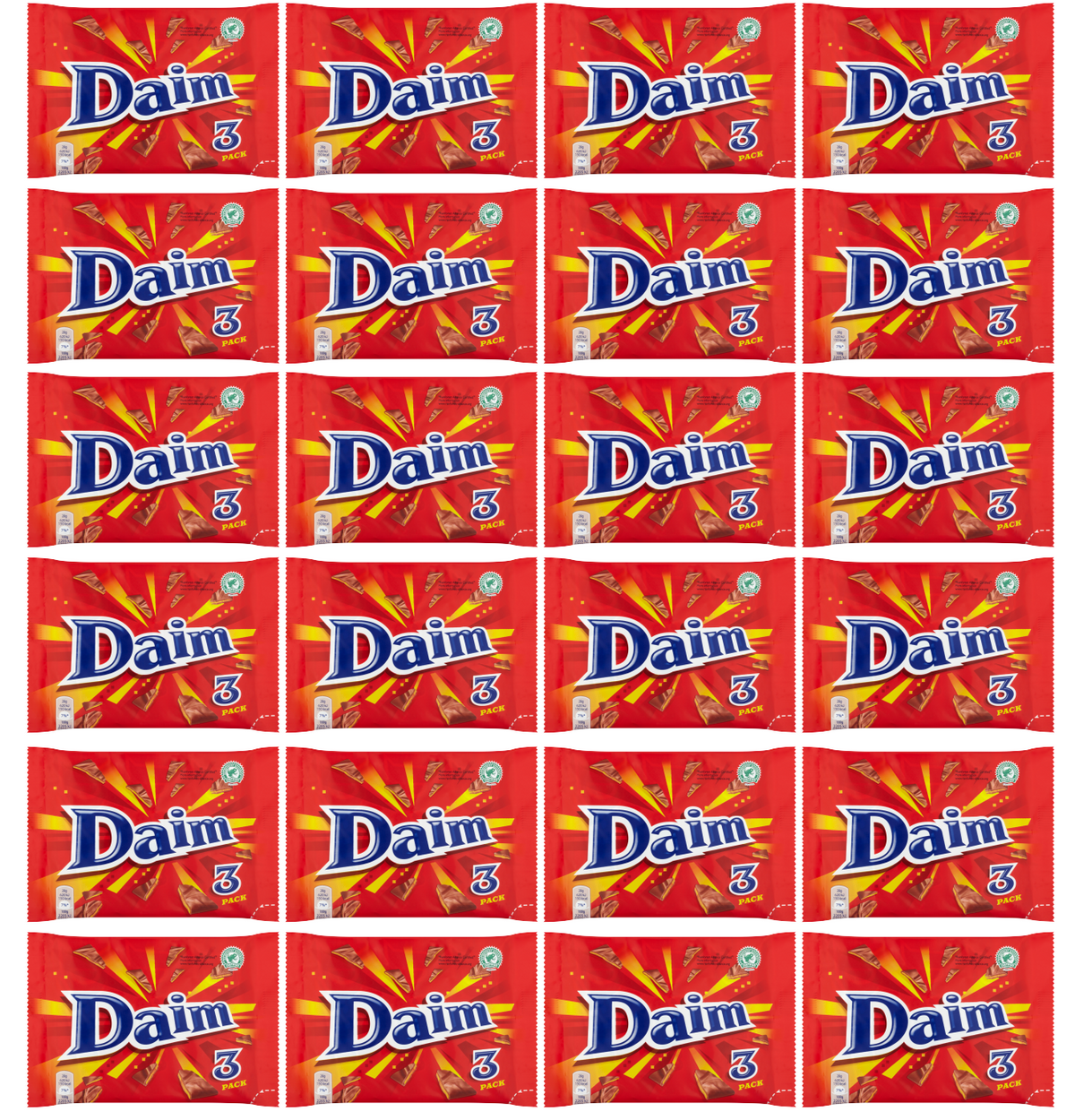 24 x Daim Bars 3Pk 84Gm