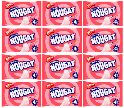 48 x Barratt Chewy Nougat Bar (12 x 4 Pack)