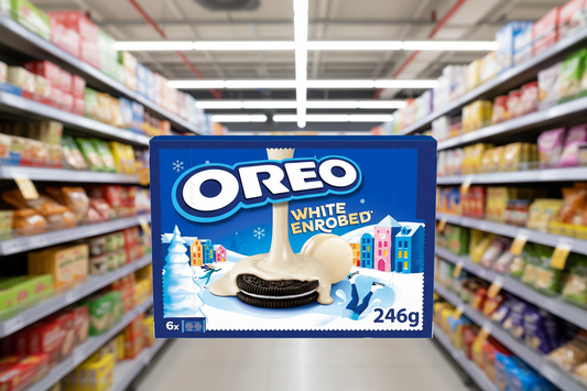 10 X 6 packs Oreo White Chocolate Snowy Covered 246GM