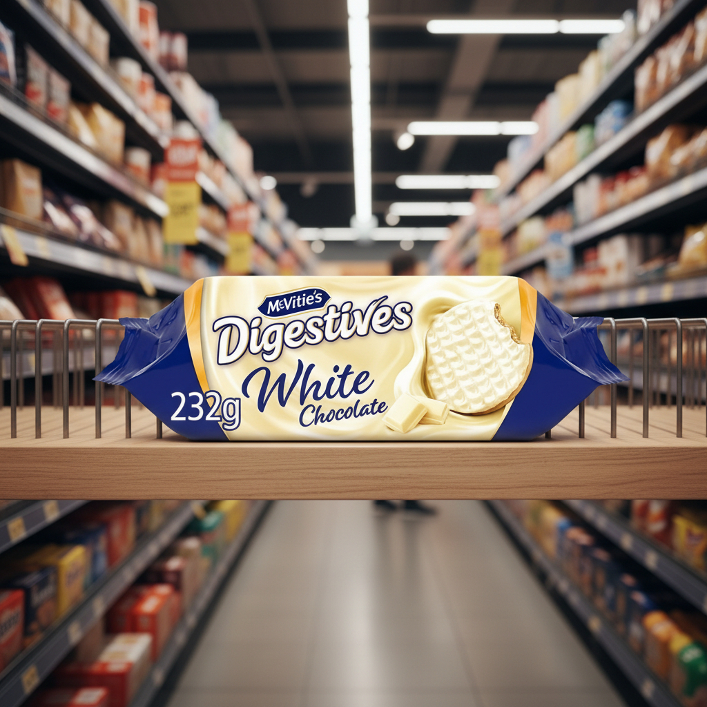 12 x Mcvitie's Digestives White Chocolate 232G