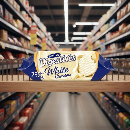 12 x Mcvitie's Digestives White Chocolate 232G