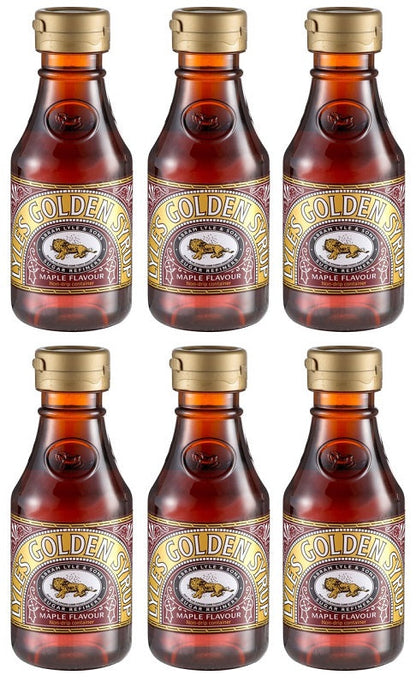 6 x Lyle's Golden Syrup Maple Flavour 454G